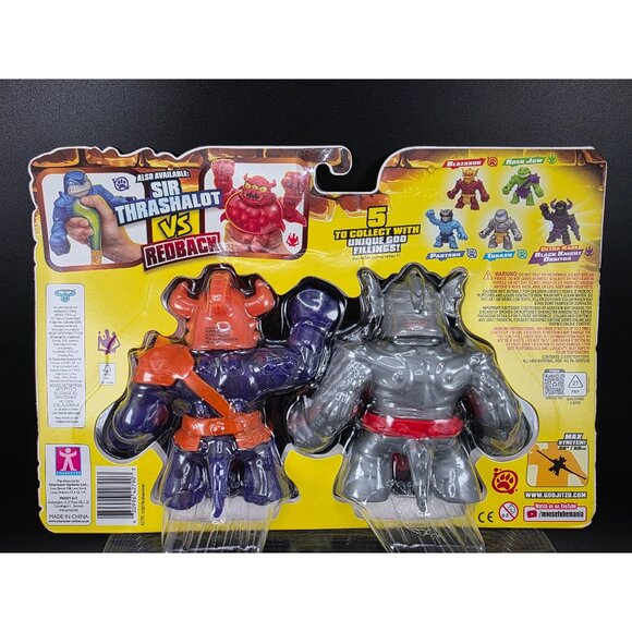 Heroes of Goo Jit Zu Stretch Strikers Knight Blazagon and Corruptagon Figures - Picture 5 of 8